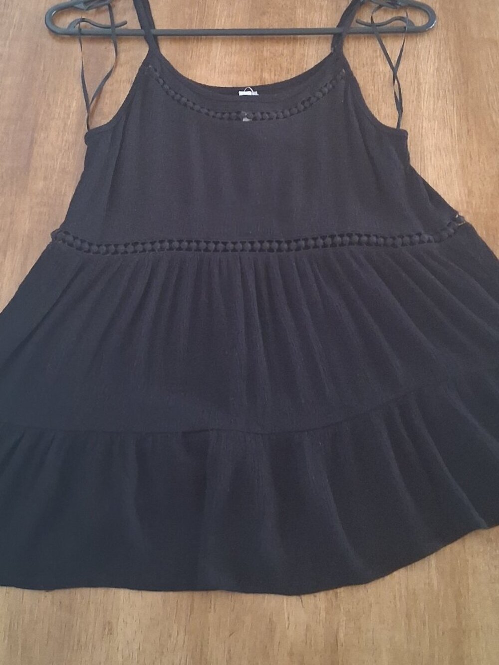 Ladies Black Tank Top
